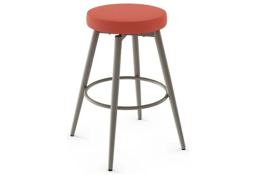 Nordic 30" Nox Swivel Bar Stool by Amisco at Esprit Decor Home Furnishings